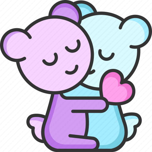 Teddy bear love, gift, love, surprise, valentines day icon - Download on Iconfinder