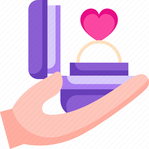 Ring, gift, love, surprise, valentines day icon - Download on Iconfinder