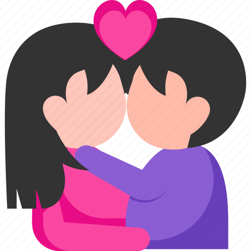 Kiss day, love, hug, couple, valentines day icon - Download on Iconfinder