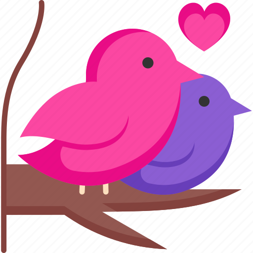 Love birds, love, birds, heart, gift icon - Download on Iconfinder
