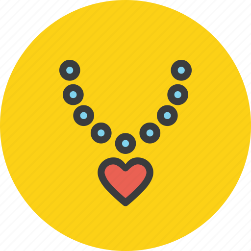 Diamond, gift, heart, love, necklace, pendant, wedding icon - Download on Iconfinder
