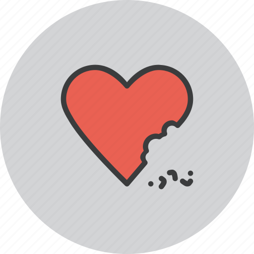 Bite, cake, celebrate, chocolate, heart, love, valentines icon - Download on Iconfinder
