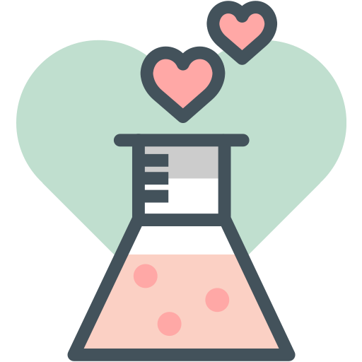 Flask, hearts, love, romance, valentines icon - Free download