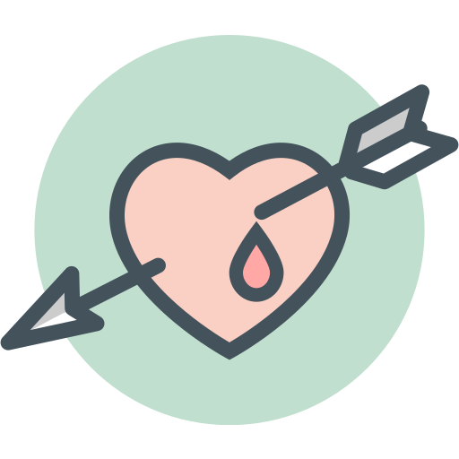 Arrow, bleeding, heart icon - Free download on Iconfinder