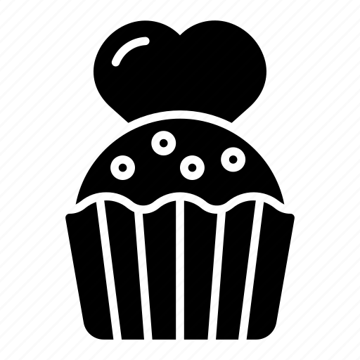 Cake, cup, dessert, food, love, muffin, valentine icon - Download on Iconfinder
