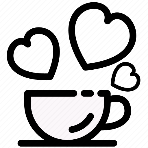 Tea, coffee, hot, mug, food, love, valentine icon - Download on Iconfinder