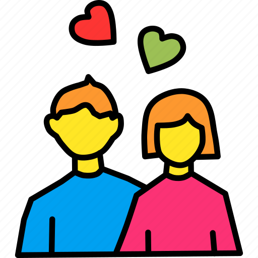 Couple, day, heart, love, romance, romantic, valentines icon - Download on Iconfinder