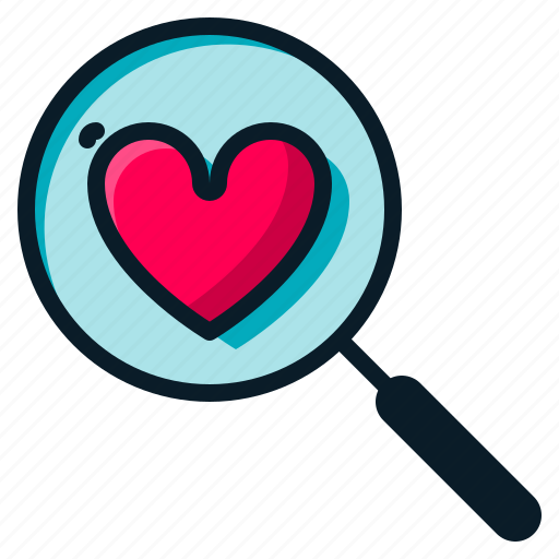 Find, heart, love, search, valentine icon - Download on Iconfinder