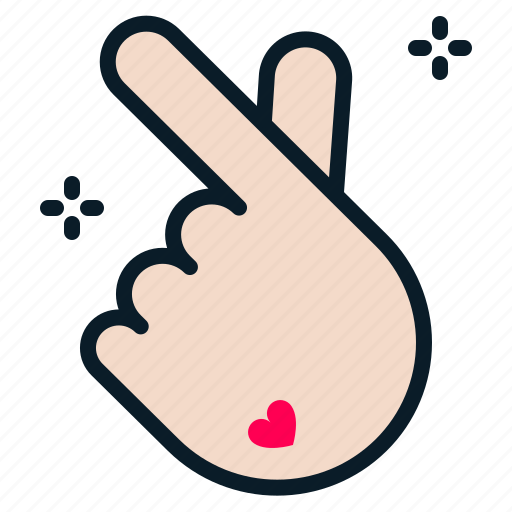 Finger, hand, heart, love, mini, romantic, valentine icon - Download on Iconfinder