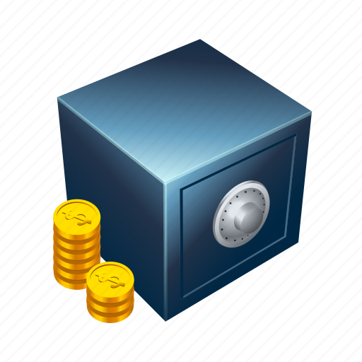 Bank, coin, gold, monetary, money, treasure, vault icon - Download on Iconfinder