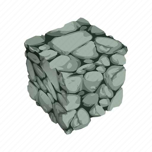 Cube, mineral, mining, rock icon - Download on Iconfinder