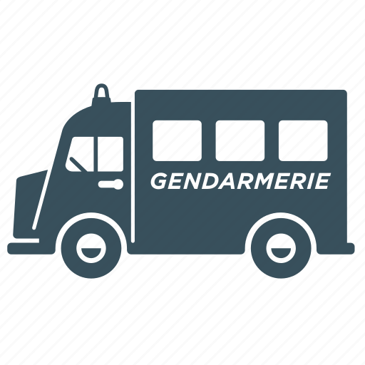 Delivery, police, transport, truck, van icon - Download on Iconfinder