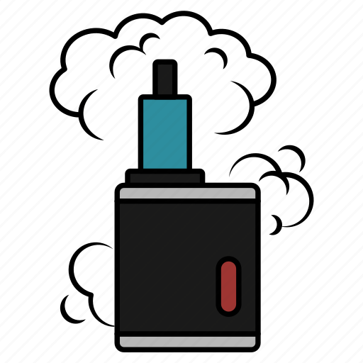 E cigarette, e smoking, smog, smoke, vape starter, vaporizer pen, pollution icon - Download on Iconfinder