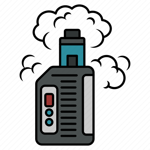 Battery, e cigarette, e smoking, rechargeable, smoke, vape, vape starter icon - Download on Iconfinder