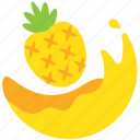 pineapple, flavor, fruit, juice, drink, tropical