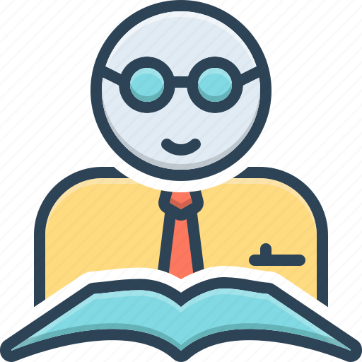 Counselor, docent, educationist, lecturer, teacher, trainer, tutor icon - Download on Iconfinder