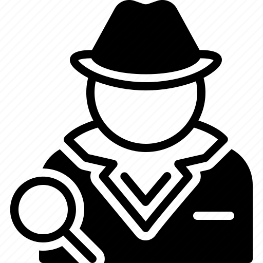 Detective, hacker, investigator, police officer, private eye, prosecutor, sleuth icon - Download on Iconfinder