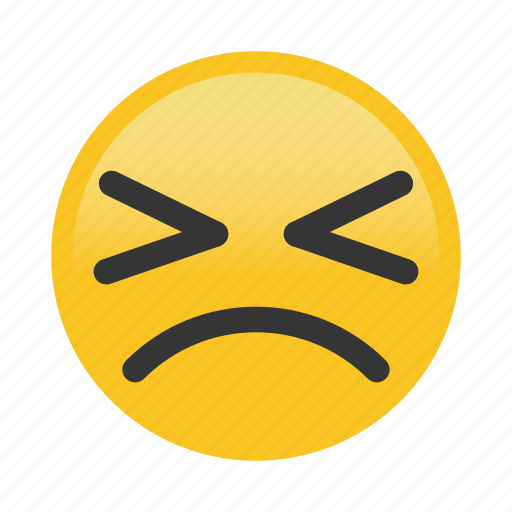 Emoticon, frown, squint icon - Download on Iconfinder