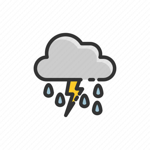 Weather, thunderstorm icon - Download on Iconfinder
