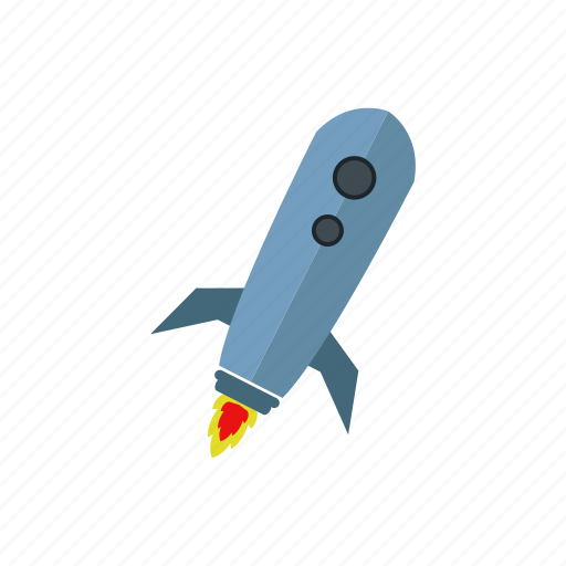 Design, fire, rocket, space, travel icon - Download on Iconfinder