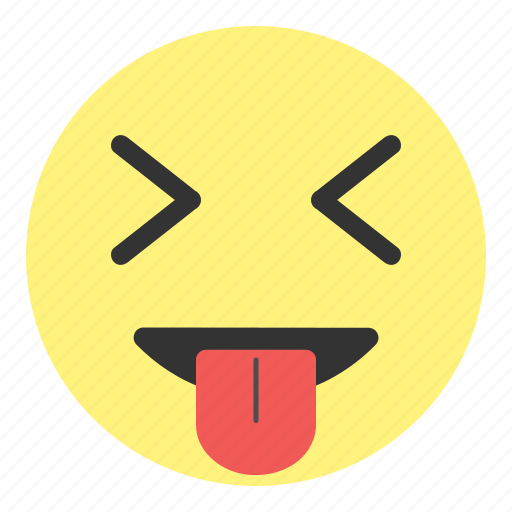Crazy, emoji, face, hovytech, laugh, sour, tongue icon - Download on Iconfinder