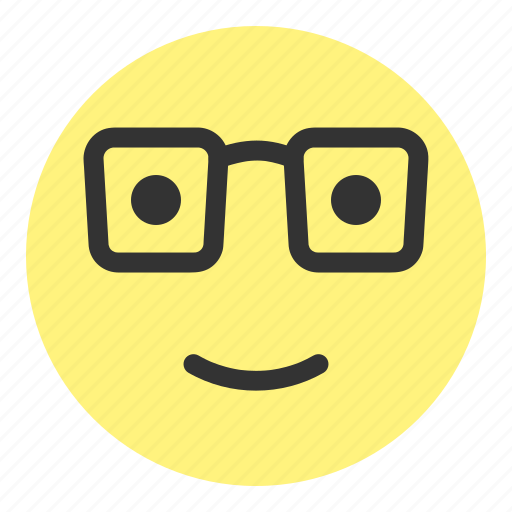 Emoji, face, glass, glasses, hovytech, learn, nerd icon - Download on Iconfinder