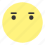 emoji, face, happy, hovytech, mouth, sad, speechless 