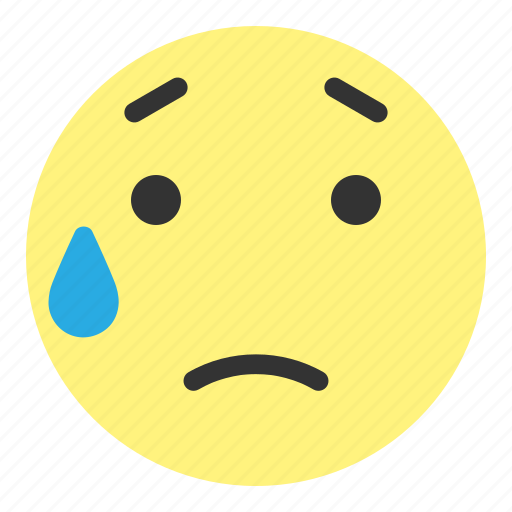 Emoji, face, hovytech, sad, stress, unhappy, water icon - Download on Iconfinder