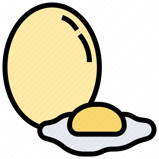 Egg, farm, product, protein, raw icon - Download on Iconfinder