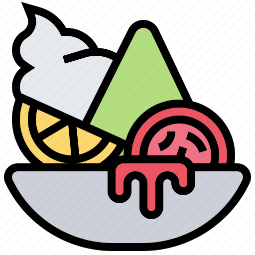 Cream, delicious, fresh, fruit, salad icon - Download on Iconfinder
