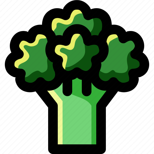 Broccoli, cauliflower, cooking, food, healthy, organic, vegetable icon - Download on Iconfinder