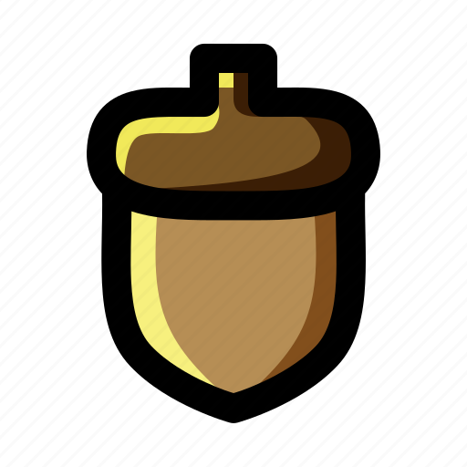 Acorn, agriculture, food, healthy, nut, peanut, seed icon - Download on Iconfinder