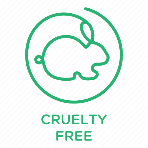 Cruelty free stamp, no animal testing, not tested on animals, vegan,  vegetarian icon - Download on Iconfinder