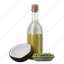 plantbased, oils, coconut, olive oil 