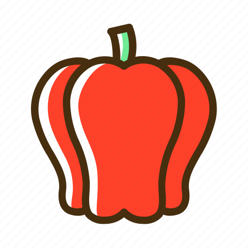Food, fresh, healthy, organic, paprica, vegetable, vegetarian icon - Download on Iconfinder