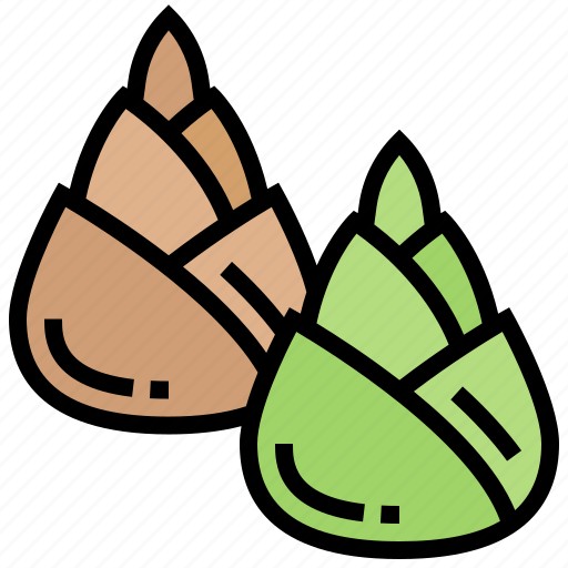 Bamboo, edible, ingredient, shoot, sprout icon - Download on Iconfinder
