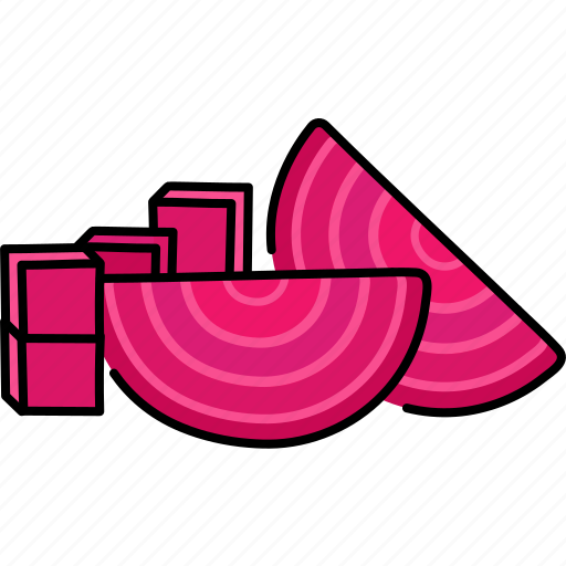 Beet, chopped, cut, slice icon - Download on Iconfinder