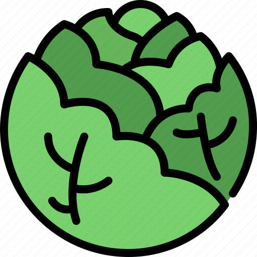Cabbage, vegetable, organic food, healthy, vegetarian, vegan, nutrition icon - Download on Iconfinder