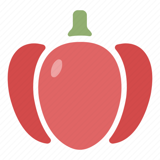 Bell pepper, fresh, ingredient, organic, paprika, pepper, vegetable icon - Download on Iconfinder