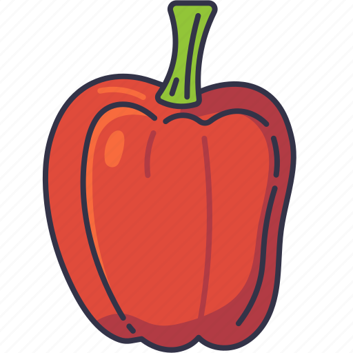 Bell, pepper, vegetable, paprika, vegan, healthy, nutrition icon - Download on Iconfinder