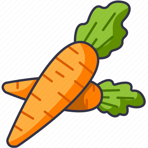 Carrot, vegetable, gastronomy, vegan, healthy, food, nutrition icon - Download on Iconfinder
