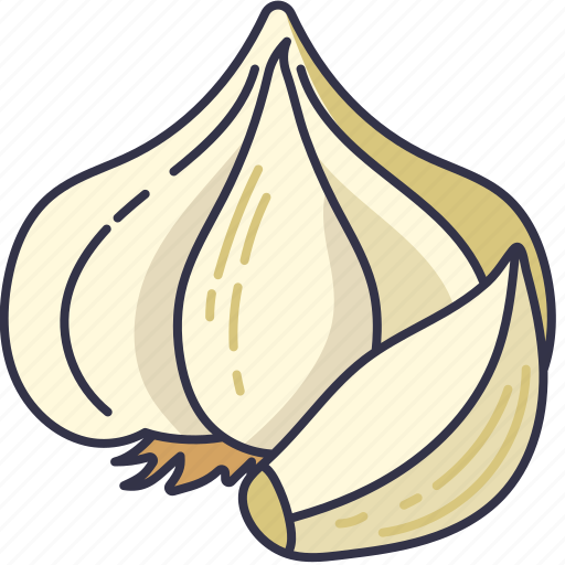 Garlic, vegetable, gastronomy, vegan, healthy, food, nutrition icon - Download on Iconfinder