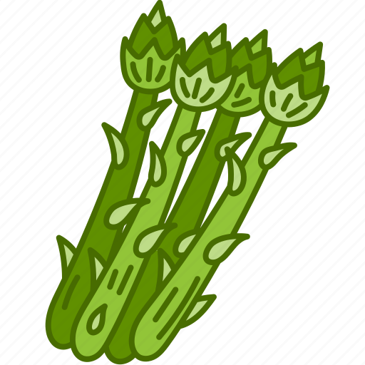 Asparagus, gastronomy, vegan, healthy, food, nutrition, diet icon - Download on Iconfinder