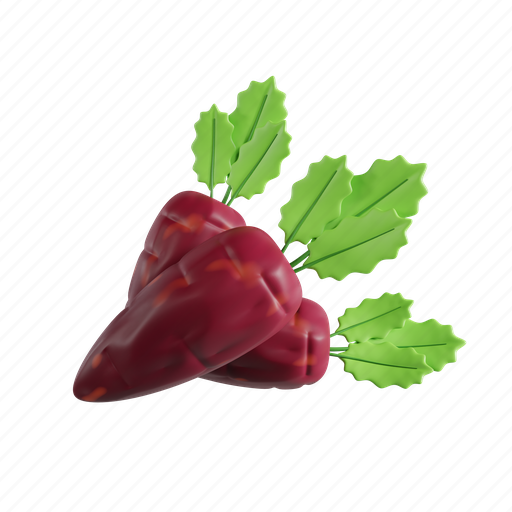 Purple, carrot, raw, vegetable, fresh, healthy, food 3D illustration - Download on Iconfinder