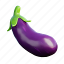 eggplant, vegetables, fresh, healthy, vegetarian, food 