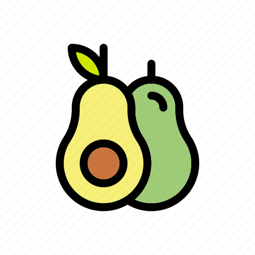 Fruit, vegetables, fruit and vegetable, food, ingredient, organic, avocado icon - Download on Iconfinder