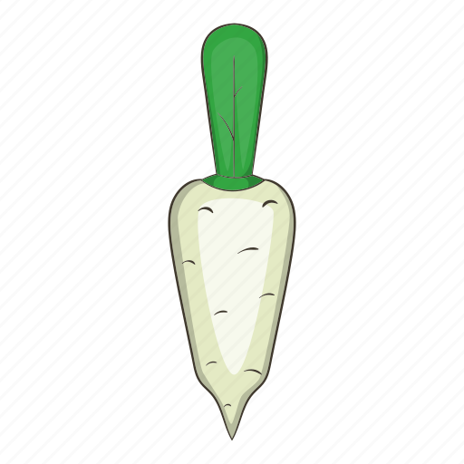 Asian, chinese, daikon, east, item, japanese, minimalistic icon - Download on Iconfinder