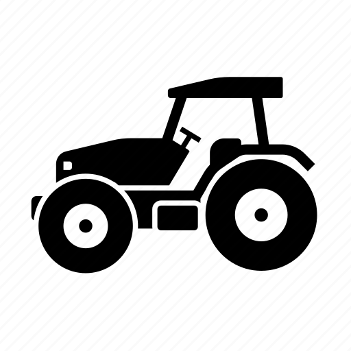 Vehicle, side, view, tractor, farm, farming, agriculture icon - Download on Iconfinder