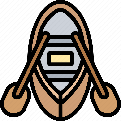 Canoe, kayak, boat, rowing, activity icon - Download on Iconfinder