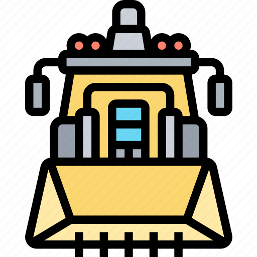 Excavator, earth, mover, tractor, construction icon - Download on Iconfinder